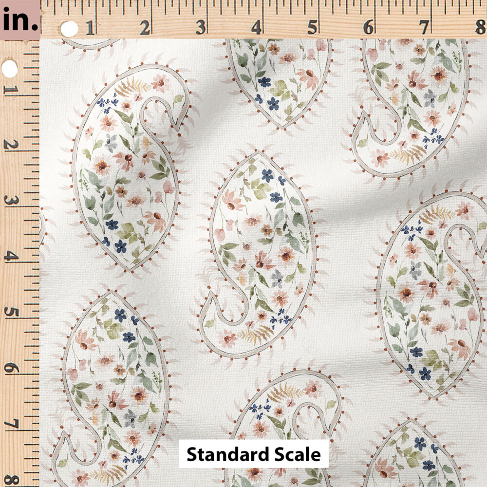 Ruler Scale for Paisley Floral by Hip Kid Designs